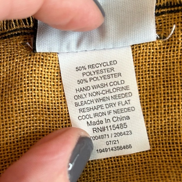 Sonoma Goods for Life Mixed Buffalo Plaid Reversible Scarf Wrap Fall Cozy NEW - Picture 10 of 10